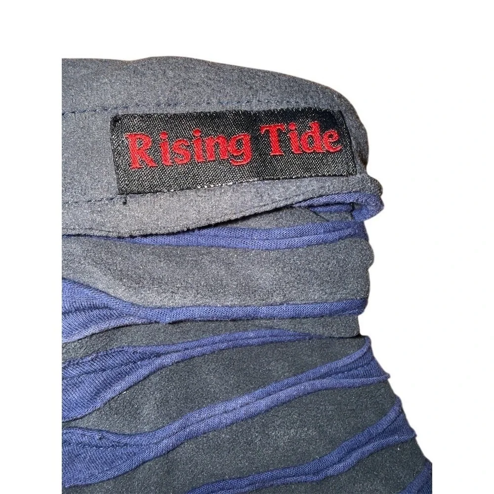 Rising Tide Arm‎ Warmers Gloves Womens OS Blue Fingerless Floral festival boho